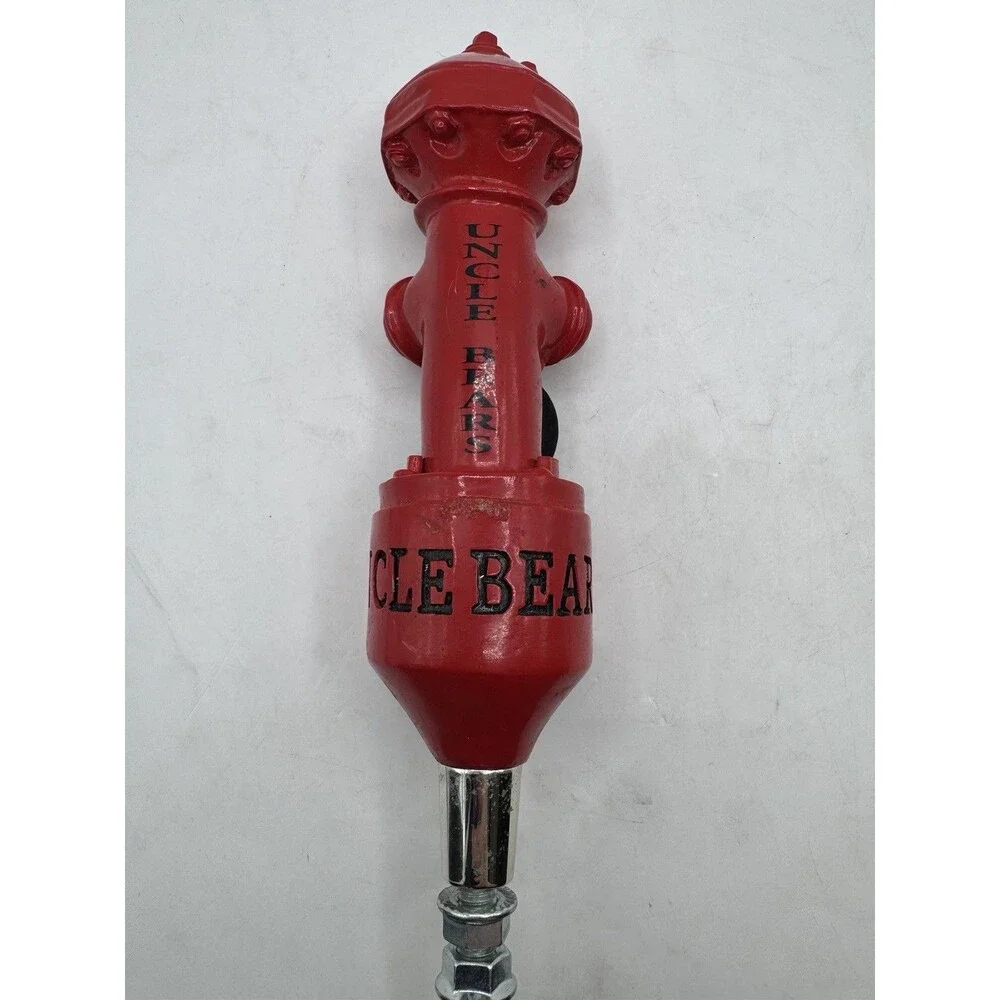 Uncle Bears Fire Hydrant Bear Tap Pull Interchangeable Bear Name BROKEN